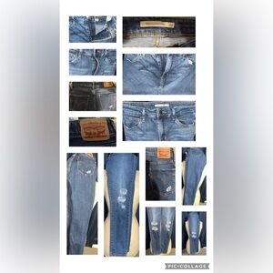 721 HIGH RISE SKINNY WOMEN’s JEANS with maroon sleeveless shirt